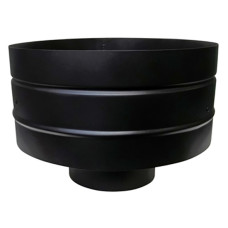 5" Anti-Downdraught Cowl Black