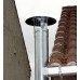 Chimney Cowl With Bird Guard 3" Silver